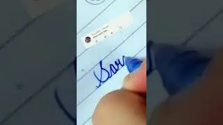 sara in cursive writing #sanahandwritting #shortsvideo #cursivehandwritting #viralshort #names