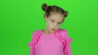 Baby Is Sad in an Empty Room, Green Screen Video Effect | No Copyright Stock Video