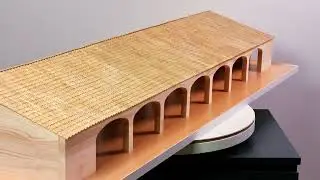 Wooden Architectural Model - Hacienda