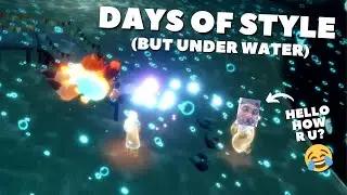 DAYS OF STYLE BUT UNDER WATER - SKY FUNNY COTL