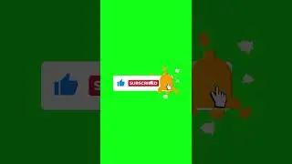 Green Screen Subscribe Button - Like, Share, No Copyright 