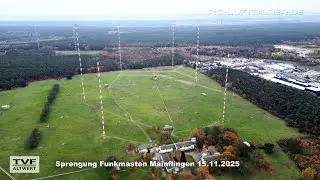 Sprengung Funkmasten Mainflingen 15.11.2025