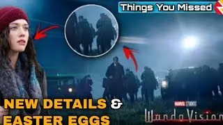 10 Major Easter Eggs & Details spotted in WandaVision Trailer || Things You Missed
