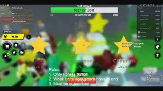 Anime Fighters Simulator Carrying subs LIVE wave 55-60