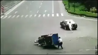 Komik Motor Kazası :D
