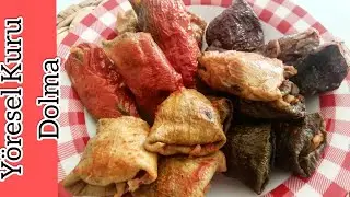 KURU DOLMA🌠PATLICAN, BİBER, KABAK, VE SALATALIK KURUSU 😋