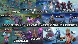 MLBB REVAMP HERO MOBILE LEGENDS HERO REVAMP || REVAMP HERO MLBB || MOBILE LEGENDS REVAMP HERO 