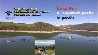 Long Range Drone Flight Over Lake TBS Crossfire