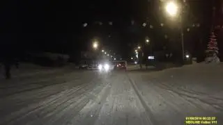 Авария возле Ишимбайского автовокзала - 26.01.2017