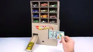 How To Make Hot Wheels Car Vending Machine THAT REQUIRES MONEY!