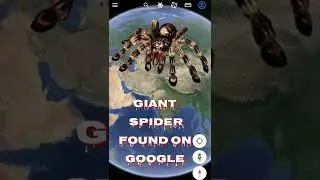 Giant Spider Found😱On Google Earth|Google Map Secrets|