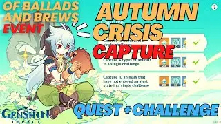 Autumn Crisis Event Day 2 | Capture - Quest & Challenge | Genshin Impact