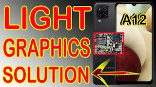 samsung a12 no display light no display graphics solution