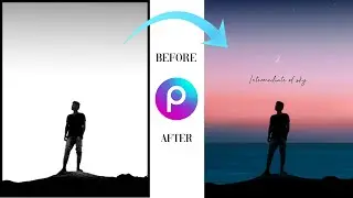 how to edit silhouette photo in PicsArt like a professional  editor