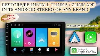 “How to Install or Reactivate Tlink5 / Zlink App on Android Car Stereo | Step-by-Step Guide” ||