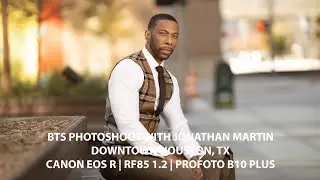 BTS Photoshoot with Jonathan Martin | Canon EOS R | Profoto B10 Plus