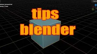 #5tips  de #blender que me hubiera gustado saber cuando comence