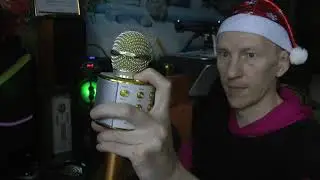 Портативная колонка + караоке микрофон