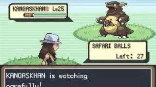 Let's Play Pokemon Fire Red episode 25-The Safari Zone, Rounds 1 and 2!