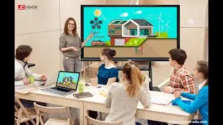 JCVision  JCTOUCH JCHUB Interactive Flat Panel Display | Smart Board
