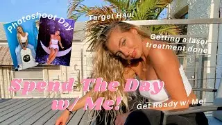 SPEND THE DAY WITH ME! | Photoshoot, Laser Treatment, & Target Haul