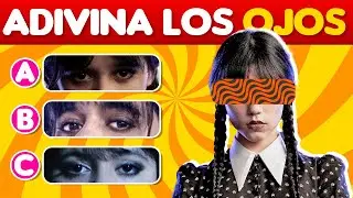 Puedes Adivinar los Personajes de Merlina por sus Ojos