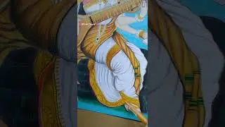 Maa Saraswati drawing 