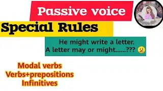 Modal verbs in passive voice | special rules for passive voice | Grammar with US