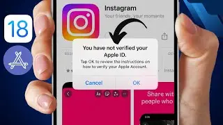 You Have Not Verified Your Apple ID: How to Verify Your Apple ID | iPhone or iPad | iOS 18