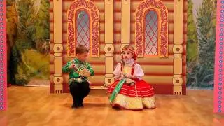 Оригинальный танец с корзинками в детсаду