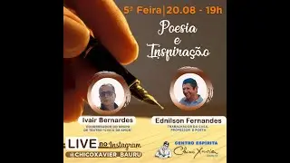 Live POESIA E INSPIRAÇÃO com EDNILSON FERNANDES
