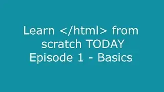 HTML tutorial 1 | learn web development for free | basics