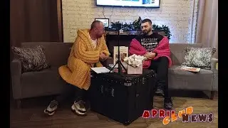 Вязайнер Андрей Курочкин на презентации новинок издательства «Эксмо» о рукоделии