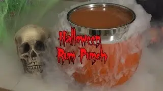 Halloween Rum Party Punch (plus fun with dry ice!)
