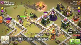 #clash of clans klanların savaşı Madenci, Atıcı ve Binici Saldırıları