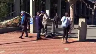 Yoshua on the Berkeley Campus