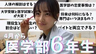 I'm a 6th year medical student. Do you have any questions? [One year left until the national medi...