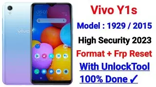 Vivo Y1s Pattern Pin Unlock Fail High Security 2023 Error Solve 100% | Vivo 1929/2015 UnlockTool