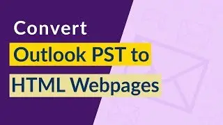 Learn how to convert Outlook PST files / folders to HTML format directly.