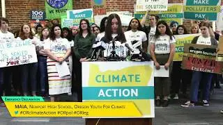 Oregon Youth Declare Climate Emergency - Maia
