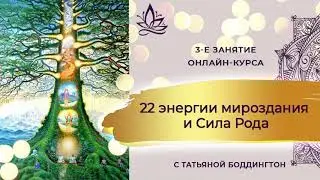 3 КОД СУДЬБЫ. 3-е ЗАНЯТИЕ ОНЛАЙН КУРСА “22 ЭНЕРГИИ МИРОЗДАНИЯ И СИЛА РОДА - 2020г.” с Т Боддингтон.
