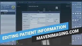 Rayence Part 3 - Editing Patient Information