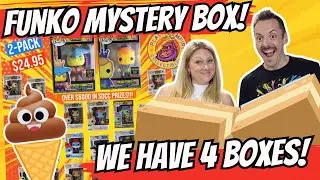 Worth it?? Unboxing 4 FUNKO Pop Mystery Boxes!! Will we pull the $1000+ Grail??