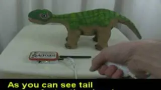 How to control Pleo wirelessly using Wii nunchuck