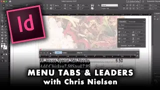 Creating Menu Tabs & Leaders in InDesign