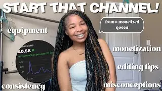 HOW TO START AND GROW A YOUTUBE CHANNEL IN 2025 *what they DON’T tell you* | growth,equipment, etc