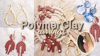 Learn how to DIY Polymer Clay Earrings for Beginners