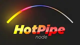 Hot pipe - procedural FREE blender shader - CC0 Licence