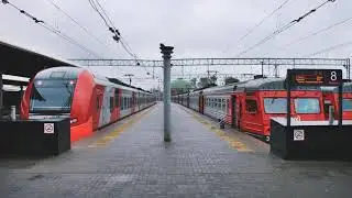 Электрички МТППК на участке