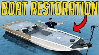 I Restored A JUNKYARD Boat and Made it BRAND NEW!